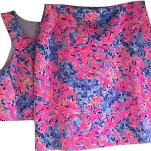 Lily Pulitzer Mallika Two Piece Crop Top Skirt Set